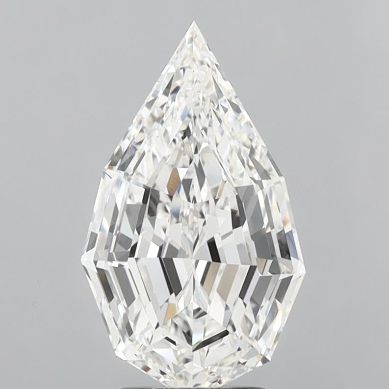 Loose Diamond - PEAR STEP 5ct F VVS2: Loose Diamond - PEAR STEP 5ct F VVS2 Source: This is a real non-mined Diamond that has been grown in a lab Shape: PEAR STEP Carats: 5 Color: F Clarity: VVS2 Certification: IGI Condition: Pre-Owned PLE