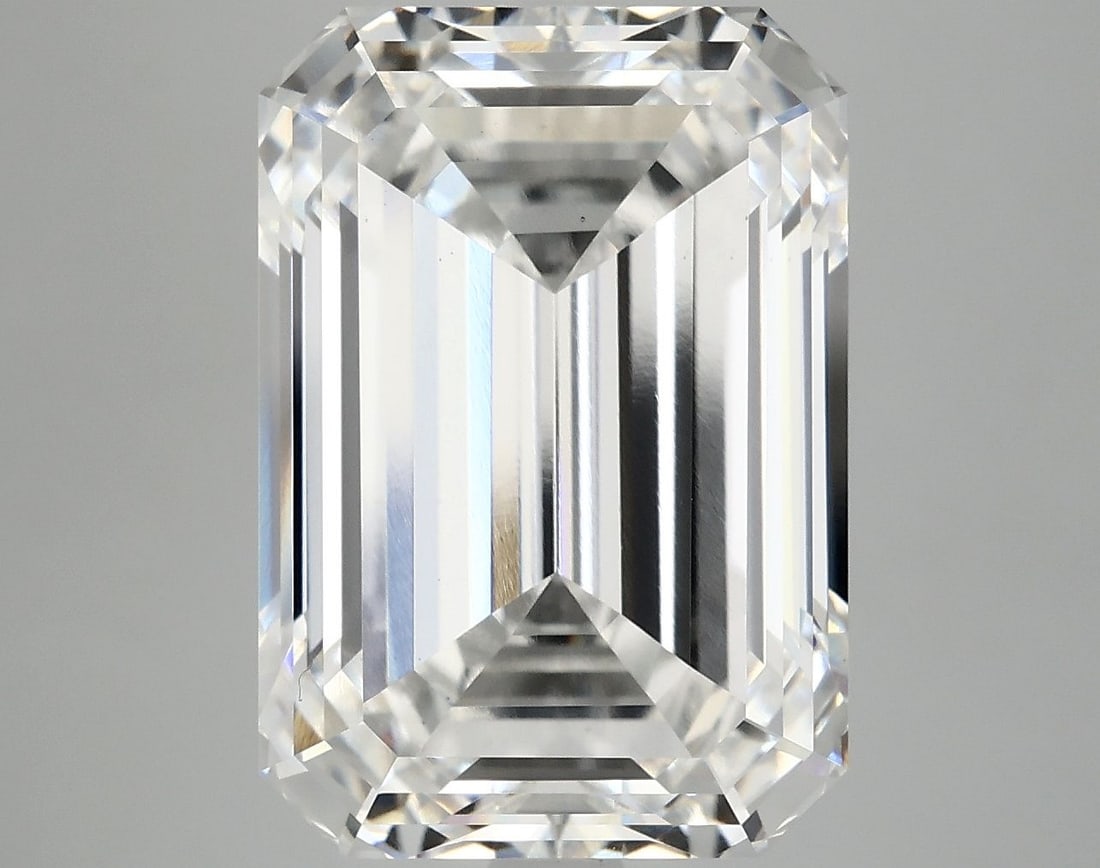 Loose Diamond - EMERALD 10.27ct F VS1: Loose Diamond - EMERALD 10.27ct F VS1 Source: This is a real non-mined Diamond that has been grown in a lab Shape: EMERALD Carats: 10.27 Color: F Clarity: VS1 Certification: IGI Video:
