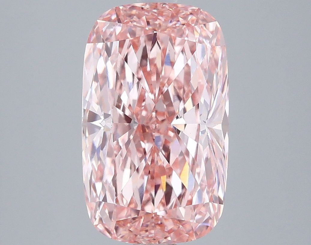 Loose Diamond - CUSHION MODIFIED 3.51ct Fancy Vivid Pink VVS2: Loose Diamond - CUSHION MODIFIED 3.51ct Fancy Vivid Pink VVS2 Source: This is a real non-mined Diamond that has been grown in a lab Shape: CUSHION MODIFIED Carats: 3.51 Color: Fancy Vivid Pink Certifi