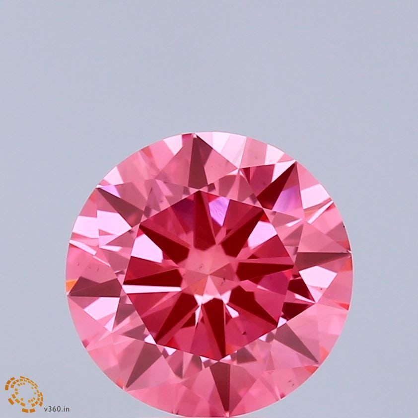 Ideal Loose Diamond - ROUND 3.02ct Fancy Vivid Pink VS2: Ideal Loose Diamond - ROUND 3.02ct Fancy Vivid Pink VS2 Source: This is a real non-mined Diamond that has been grown in a lab Shape: ROUND Carats: 3.02 Color: Fancy Vivid Pink Certification: IGI Video