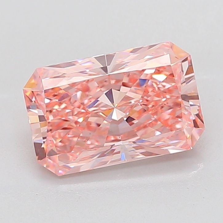 Loose Diamond - RADIANT 4.03ct Fancy Vivid Pink VS1: Loose Diamond - RADIANT 4.03ct Fancy Vivid Pink VS1 Source: This is a real non-mined Diamond that has been grown in a lab Shape: RADIANT Carats: 4.03 Color: Fancy Vivid Pink Certification: IGI Video: