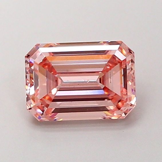 Loose Diamond - EMERALD 2.01ct Fancy Intense Pink SI1: Loose Diamond - EMERALD 2.01ct Fancy Intense Pink SI1 Source: This is a real non-mined Diamond that has been grown in a lab Shape: EMERALD Carats: 2.01 Color: Fancy Intense Pink Certification: IGI Vid