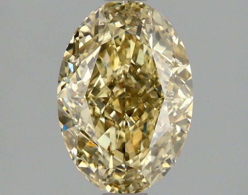 Loose Diamond - OVAL 2.07ct Fancy Intense Yellow VS1: Loose Diamond - OVAL 2.07ct Fancy Intense Yellow VS1 Source: This is a real non-mined Diamond that has been grown in a lab Shape: OVAL Carats: 2.07 Color: Fancy Intense Yellow Certification: IGI Video