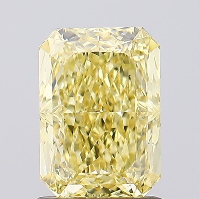 Loose Diamond - RADIANT 1.38ct Fancy Intense Yellow VS1: Loose Diamond - RADIANT 1.38ct Fancy Intense Yellow VS1 Source: This is a real non-mined Diamond that has been grown in a lab Shape: RADIANT Carats: 1.38 Color: Fancy Intense Yellow Certification: IGI