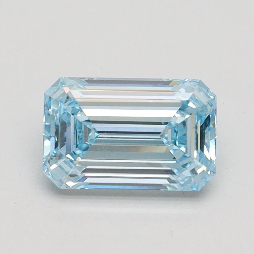 Loose Diamond - EMERALD 1.1ct Fancy Intense Blue VS1: Loose Diamond - EMERALD 1.1ct Fancy Intense Blue VS1 Source: This is a real non-mined Diamond that has been grown in a lab Shape: EMERALD Carats: 1.1 Color: Fancy Intense Blue Certification: IGI Video