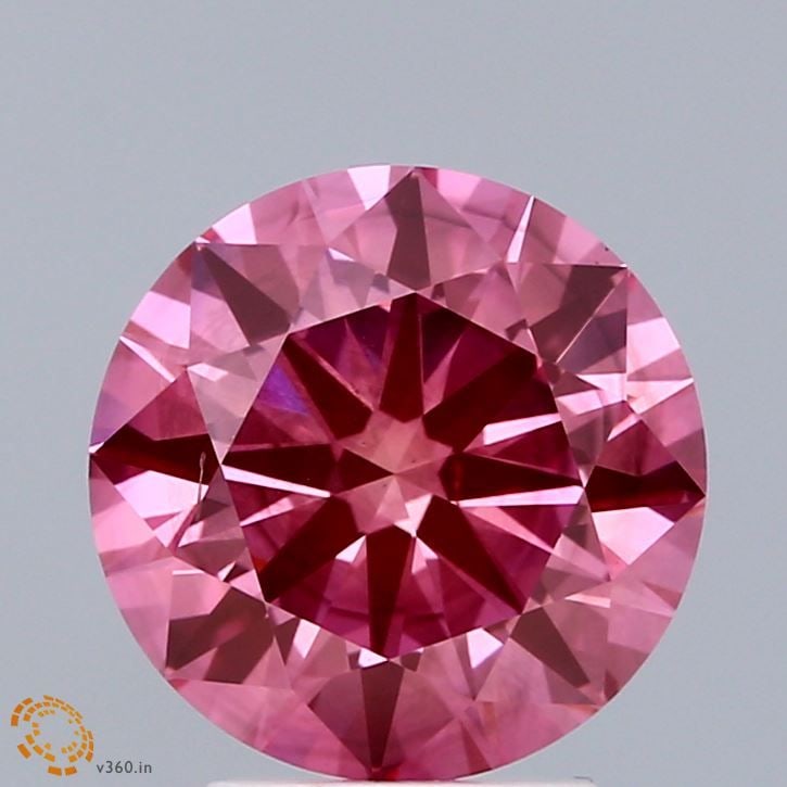 Loose Diamond - ROUND 3.01ct Fancy Vivid Pink SI1: Loose Diamond - ROUND 3.01ct Fancy Vivid Pink SI1 Source: This is a real non-mined Diamond that has been grown in a lab Shape: ROUND Carats: 3.01 Color: Fancy Vivid Pink Certification: IGI Video: