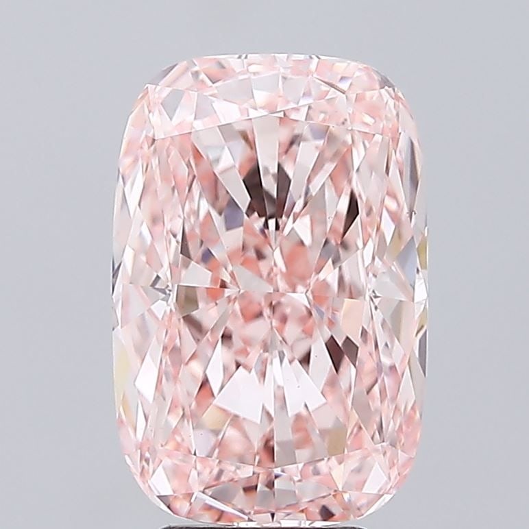 Loose Diamond - CUSHION MODIFIED 5.0ct Fancy Intense Pink VS1: Loose Diamond - CUSHION MODIFIED 5.0ct Fancy Intense Pink VS1 Source: This is a real non-mined Diamond that has been grown in a lab Shape: CUSHION MODIFIED Carats: 5.0 Color: Fancy Intense Pink Certif