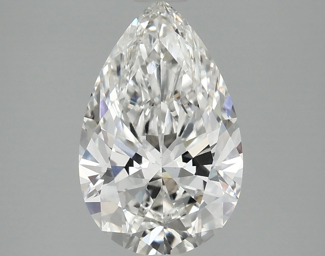 Loose Diamond - PEAR 2.58ct F VS1: Loose Diamond - PEAR 2.58ct F VS1 Source: This is a real non-mined Diamond that has been grown in a lab Shape: PEAR Carats: 2.58 Color: F Clarity: VS1 Certification: IGI Condition: Pre-Owned PLEASE NO