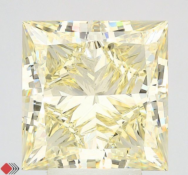 Loose Diamond - PRINCESS 5.57ct Fancy Light Yellow VVS2: Loose Diamond - PRINCESS 5.57ct Fancy Light Yellow VVS2 Source: This is a real non-mined Diamond that has been grown in a lab Shape: PRINCESS Carats: 5.57 Color: Fancy Light Yellow Certification: IGI