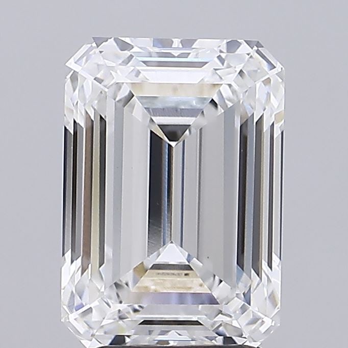Loose Diamond - EMERALD 3.26ct F VVS2: Loose Diamond - EMERALD 3.26ct F VVS2 Source: This is a real non-mined Diamond that has been grown in a lab Shape: EMERALD Carats: 3.26 Color: F Clarity: VVS2 Certification: IGI Condition: Pre-Owned P