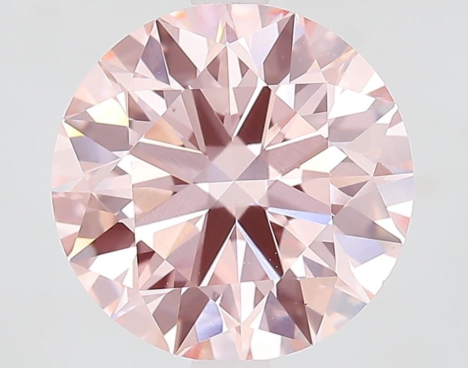 Ideal Loose Diamond - ROUND 3.5ct Fancy Vivid Pink VS1: Ideal Loose Diamond - ROUND 3.5ct Fancy Vivid Pink VS1 Source: This is a real non-mined Diamond that has been grown in a lab Shape: ROUND Carats: 3.5 Color: Fancy Vivid Pink Certification: IGI Video:
