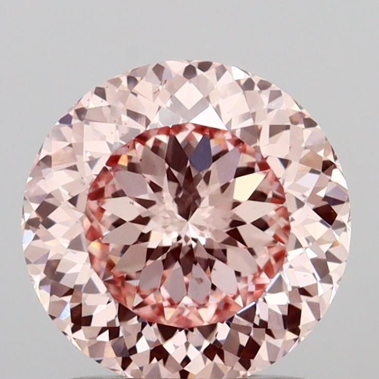 Loose Diamond - ROUND 1.52ct Fancy Intense Pink VS2: Loose Diamond - ROUND 1.52ct Fancy Intense Pink VS2 Source: This is a real non-mined Diamond that has been grown in a lab Shape: ROUND Carats: 1.52 Color: Fancy Intense Pink Certification: IGI Video: