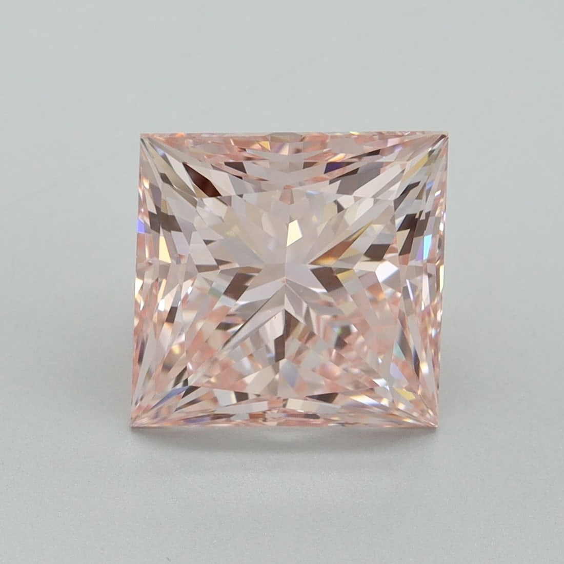 Loose Diamond - PRINCESS 4.02ct Fancy Intense Pink VS1: Loose Diamond - PRINCESS 4.02ct Fancy Intense Pink VS1 Source: This is a real non-mined Diamond that has been grown in a lab Shape: PRINCESS Carats: 4.02 Color: Fancy Intense Pink Certification: IGI V