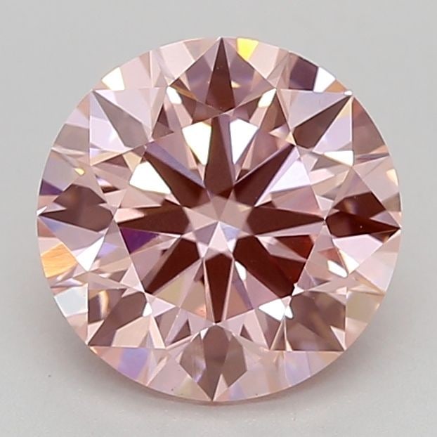 Ideal Loose Diamond - ROUND 2.41ct Fancy Vivid Pink VS1: Ideal Loose Diamond - ROUND 2.41ct Fancy Vivid Pink VS1 Source: This is a real non-mined Diamond that has been grown in a lab Shape: ROUND Carats: 2.41 Color: Fancy Vivid Pink Certification: IGI Video