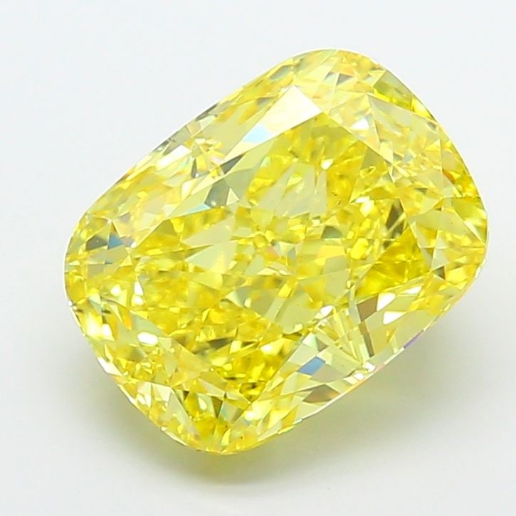 Loose Diamond - CUSHION MODIFIED 8.09ct Fancy Vivid Yellow VS2: Loose Diamond - CUSHION MODIFIED 8.09ct Fancy Vivid Yellow VS2 Source: This is a real non-mined Diamond that has been grown in a lab Shape: CUSHION MODIFIED Carats: 8.09 Color: Fancy Vivid Yellow Cert