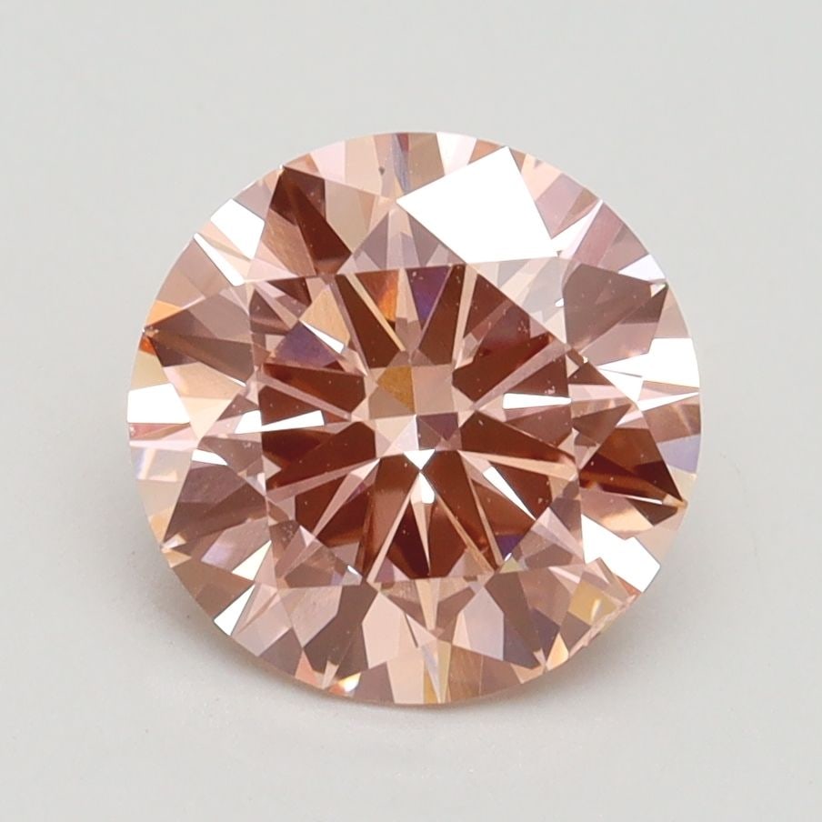 Loose Diamond - ROUND 2.12ct Fancy Intense Pink VS2: Loose Diamond - ROUND 2.12ct Fancy Intense Pink VS2 Source: This is a real non-mined Diamond that has been grown in a lab Shape: ROUND Carats: 2.12 Color: Fancy Intense Pink Certification: IGI Video: