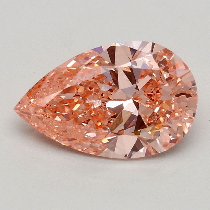 Loose Diamond - PEAR 1.01ct Fancy Vivid Pink SI2: Loose Diamond - PEAR 1.01ct Fancy Vivid Pink SI2 Source: This is a real non-mined Diamond that has been grown in a lab Shape: PEAR Carats: 1.01 Color: Fancy Vivid Pink Certification: IGI Video: