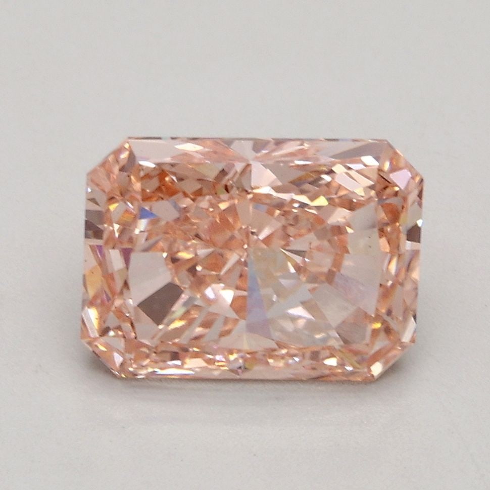 Loose Diamond - RADIANT 1.8ct Fancy Pink VS1: Loose Diamond - RADIANT 1.8ct Fancy Pink VS1 Source: This is a real non-mined Diamond that has been grown in a lab Shape: RADIANT Carats: 1.8 Color: Fancy Pink Certification: IGI Video:
