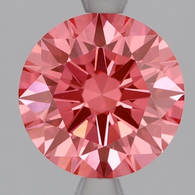 Loose Diamond - ROUND 2.04ct Fancy Vivid Pink VS1: Loose Diamond - ROUND 2.04ct Fancy Vivid Pink VS1 Source: This is a real non-mined Diamond that has been grown in a lab Shape: ROUND Carats: 2.04 Color: Fancy Vivid Pink Certification: IGI Video: