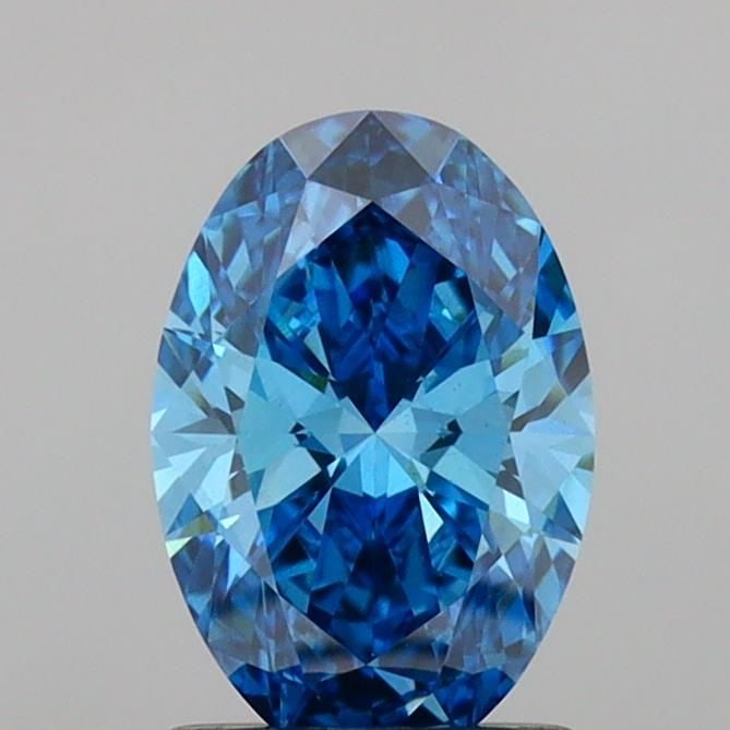 Loose Diamond - OVAL 1.06ct Fancy Vivid Blue VS1: Loose Diamond - OVAL 1.06ct Fancy Vivid Blue VS1 Source: This is a real non-mined Diamond that has been grown in a lab Shape: OVAL Carats: 1.06 Color: Fancy Vivid Blue Certification: IGI Video: