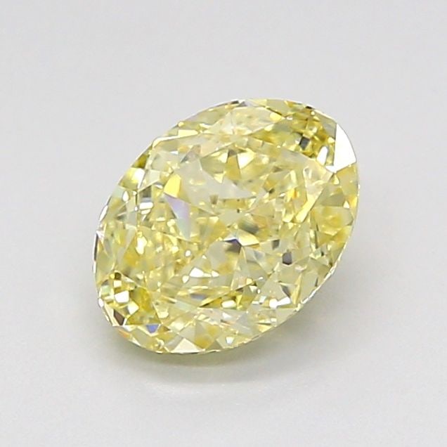 Loose Diamond - OVAL 1.01ct Fancy Yellow VVS2: Loose Diamond - OVAL 1.01ct Fancy Yellow VVS2 Source: This is a real non-mined Diamond that has been grown in a lab Shape: OVAL Carats: 1.01 Color: Fancy Yellow Certification: IGI Video: