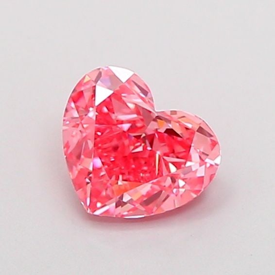 Loose Diamond - HEART 1.01ct Fancy Vivid Pink VS1: Loose Diamond - HEART 1.01ct Fancy Vivid Pink VS1 Source: This is a real non-mined Diamond that has been grown in a lab Shape: HEART Carats: 1.01 Color: Fancy Vivid Pink Certification: IGI Video: