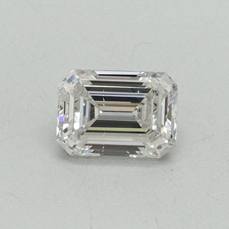 Loose Diamond - EMERALD 0.5ct F SI1: Loose Diamond - EMERALD 0.5ct F SI1 Source: This is a real non-mined Diamond that has been grown in a lab Shape: EMERALD Carats: 0.5 Color: F Clarity: SI1 Certification: IGI Video: