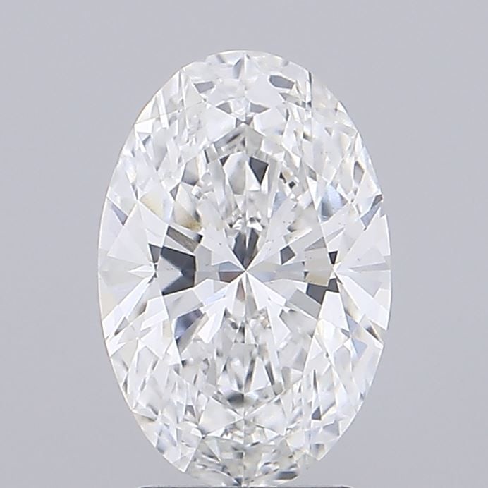 Loose Diamond - OVAL 2.59ct E VS1: Loose Diamond - OVAL 2.59ct E VS1 Source: This is a real non-mined Diamond that has been grown in a lab Shape: OVAL Carats: 2.59 Color: E Clarity: VS1 Certification: IGI Video: