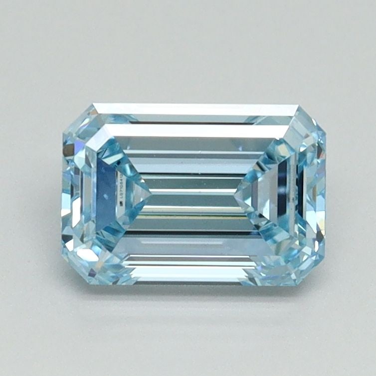 Loose Diamond - EMERALD 1.14ct Fancy Intense Blue VS1: Loose Diamond - EMERALD 1.14ct Fancy Intense Blue VS1 Source: This is a real non-mined Diamond that has been grown in a lab Shape: EMERALD Carats: 1.14 Color: Fancy Intense Blue Certification: IGI Vid