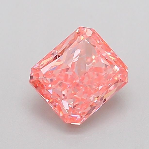 Loose Diamond - RADIANT 0.96ct Fancy Vivid Pink VS2: Loose Diamond - RADIANT 0.96ct Fancy Vivid Pink VS2 Source: This is a real non-mined Diamond that has been grown in a lab Shape: RADIANT Carats: 0.96 Color: Fancy Vivid Pink Certification: IGI Video: