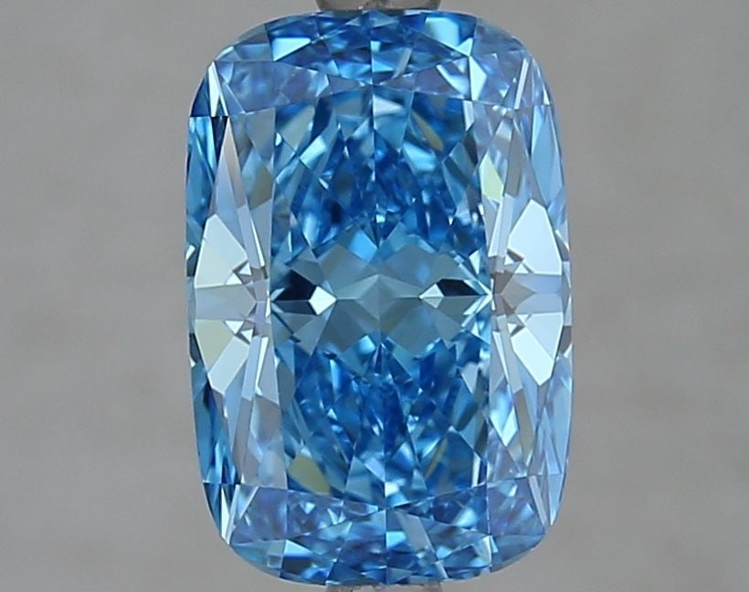 Loose Diamond - CUSHION MODIFIED 2.59ct Fancy Vivid Blue VVS1: Loose Diamond - CUSHION MODIFIED 2.59ct Fancy Vivid Blue VVS1 Source: This is a real non-mined Diamond that has been grown in a lab Shape: CUSHION MODIFIED Carats: 2.59 Color: Fancy Vivid Blue Certifi