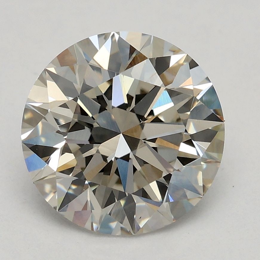 Ideal Loose Diamond - ROUND 2.07ct J VS1: Ideal Loose Diamond - ROUND 2.07ct J VS1 Source: This is a real non-mined Diamond that has been grown in a lab Shape: ROUND Carats: 2.07 Color: J Clarity: VS1 Certification: IGI Video: