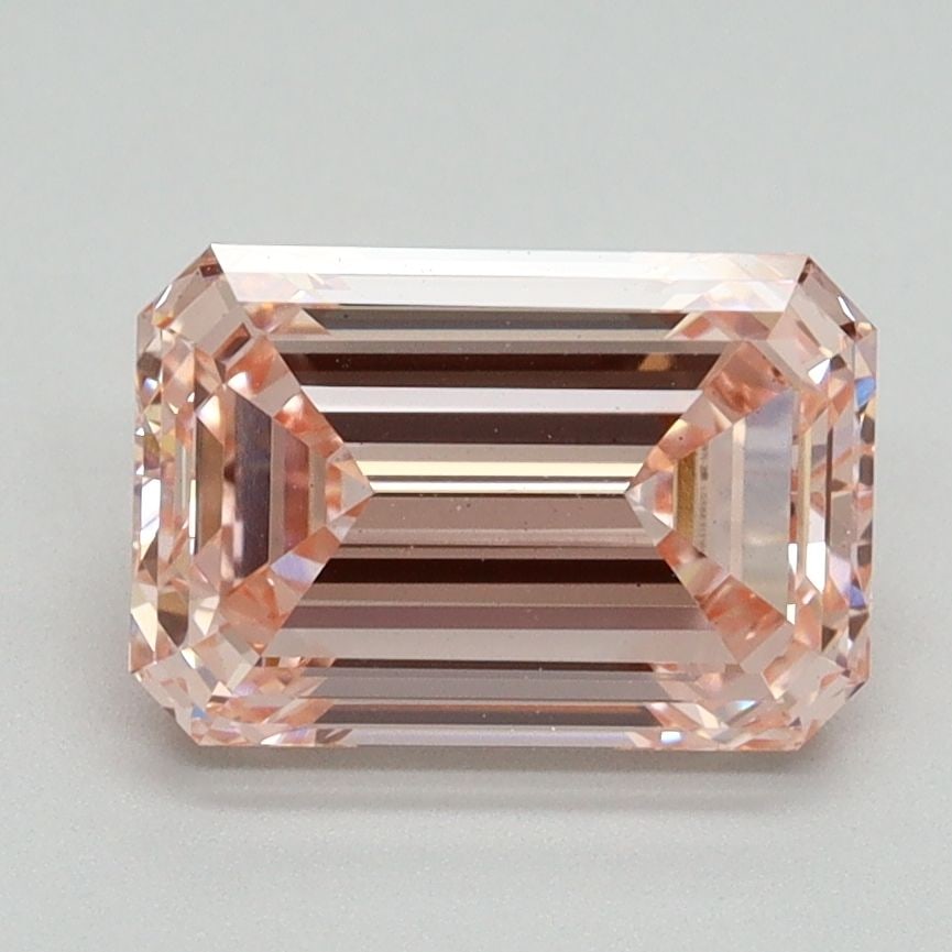 Loose Diamond - EMERALD 2.22ct Fancy Intense Pink VS1: Loose Diamond - EMERALD 2.22ct Fancy Intense Pink VS1 Source: This is a real non-mined Diamond that has been grown in a lab Shape: EMERALD Carats: 2.22 Color: Fancy Intense Pink Certification: IGI Vid