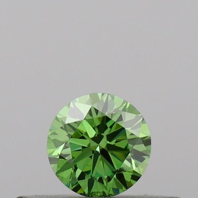 Loose Diamond - ROUND 0.22ct Fancy Vivid Green SI1: Loose Diamond - ROUND 0.22ct Fancy Vivid Green SI1 Source: This is a real non-mined Diamond that has been grown in a lab Shape: ROUND Carats: 0.22 Color: Fancy Vivid Green Certification: IGI Video: