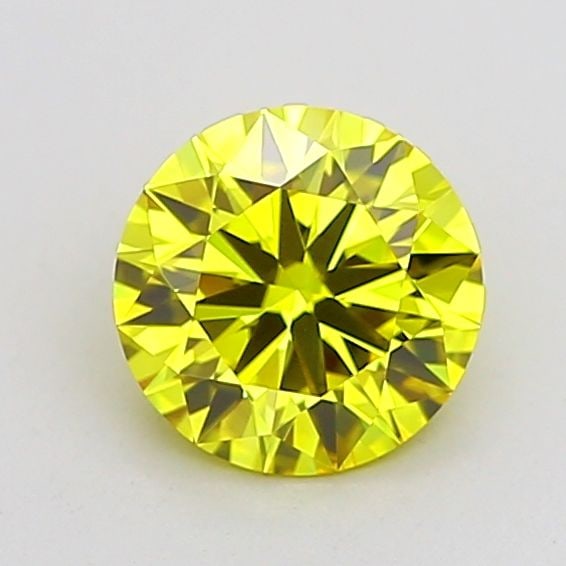 Ideal Loose Diamond - ROUND 1.01ct Fancy Vivid Yellow VVS2: Ideal Loose Diamond - ROUND 1.01ct Fancy Vivid Yellow VVS2 Source: This is a real non-mined Diamond that has been grown in a lab Shape: ROUND Carats: 1.01 Color: Fancy Vivid Yellow Certification: IGI 