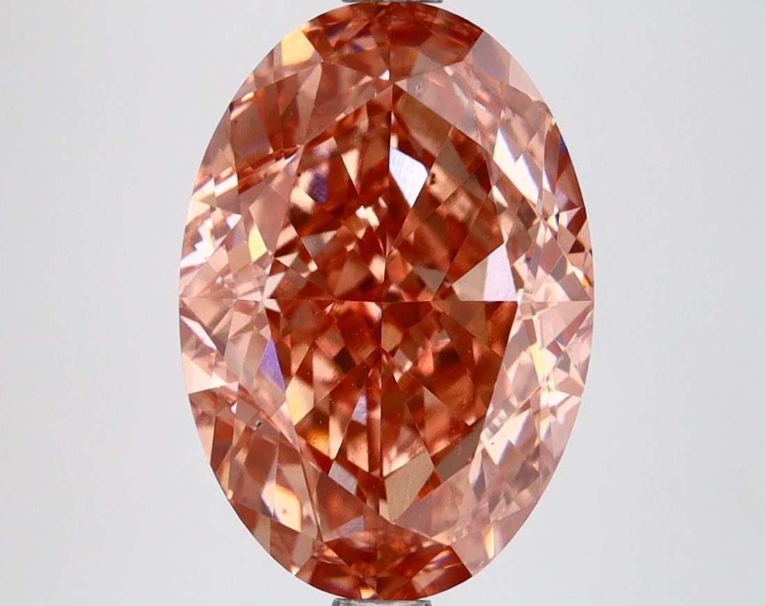 Loose Diamond - OVAL 5.13ct Fancy Vivid Pink VS2 (1 of 1)