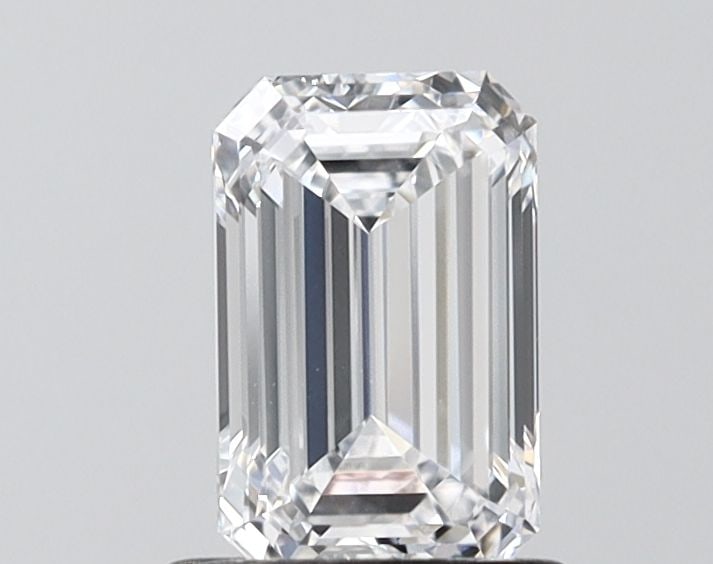 Loose Diamond - EMERALD 1.12ct D VVS2: Loose Diamond - EMERALD 1.12ct D VVS2 Source: This is a real non-mined Diamond that has been grown in a lab Shape: EMERALD Carats: 1.12 Color: D Clarity: VVS2 Certification: IGI Video: