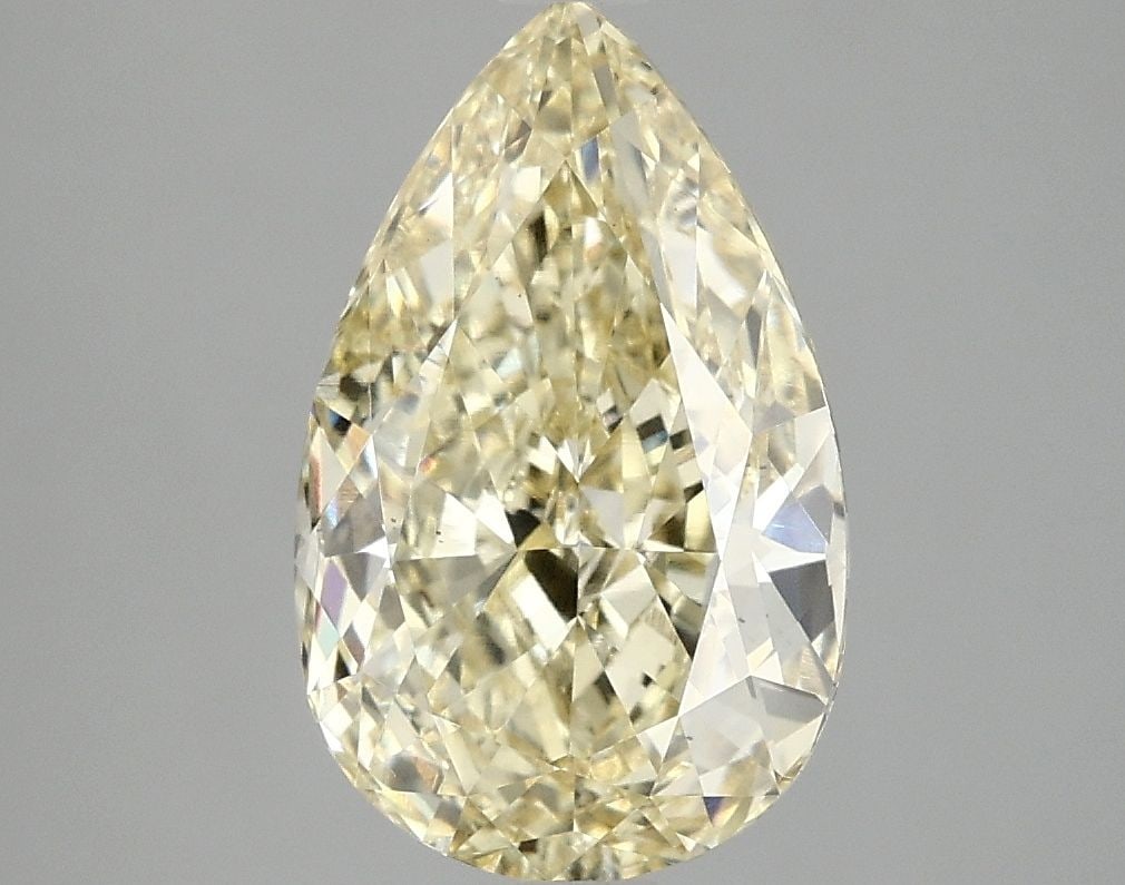 Loose Diamond - PEAR 3.06ct Fancy Intense Yellow VS2: Loose Diamond - PEAR 3.06ct Fancy Intense Yellow VS2 Source: This is a real non-mined Diamond that has been grown in a lab Shape: PEAR Carats: 3.06 Color: Fancy Intense Yellow Certification: IGI Video