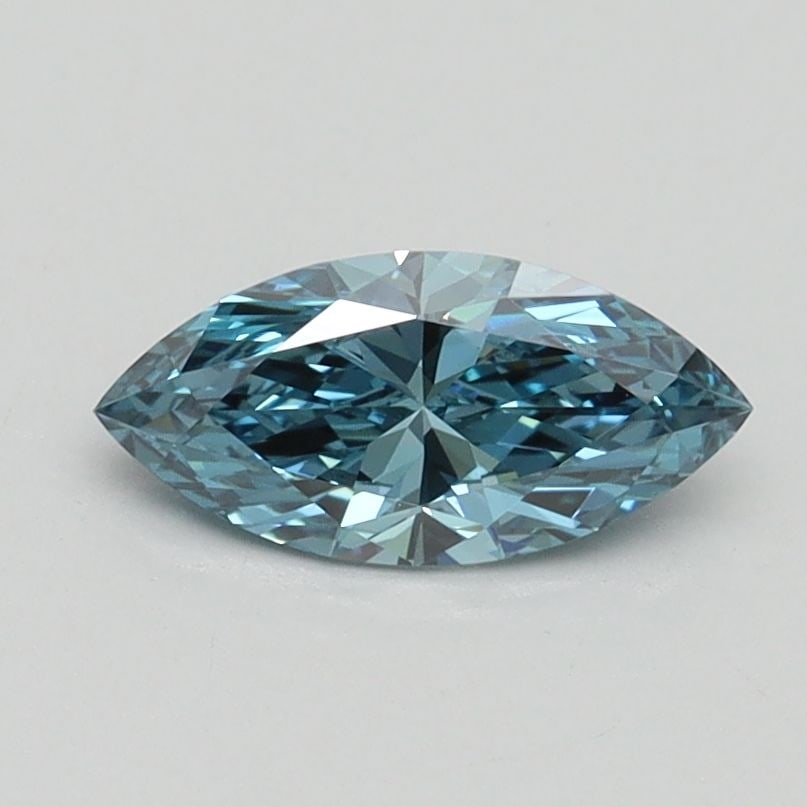 Loose Diamond - MARQUISE 0.55ct Fancy Vivid Blue VVS2: Loose Diamond - MARQUISE 0.55ct Fancy Vivid Blue VVS2 Source: This is a real non-mined Diamond that has been grown in a lab Shape: MARQUISE Carats: 0.55 Color: Fancy Vivid Blue Certification: IGI Vide
