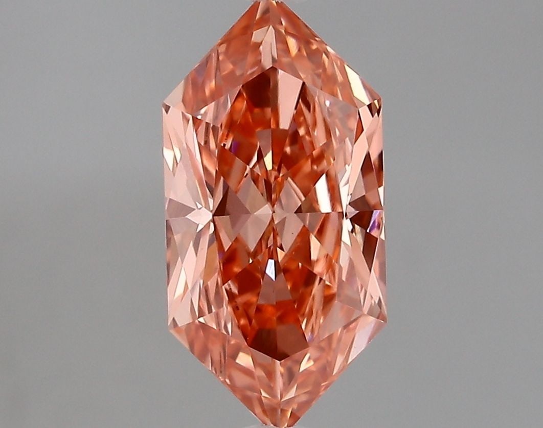 Loose Diamond - HEXAGONAL 2.13ct Fancy Vivid Pink VVS2: Loose Diamond - HEXAGONAL 2.13ct Fancy Vivid Pink VVS2 Source: This is a real non-mined Diamond that has been grown in a lab Shape: HEXAGONAL Carats: 2.13 Color: Fancy Vivid Pink Certification: IGI Vi