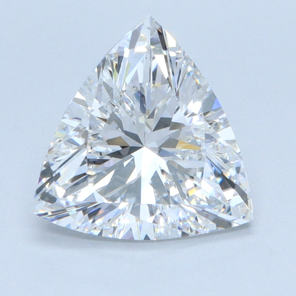Loose Diamond - Triangle 2.07ct D VVS2: Loose Diamond - Triangle 2.07ct D VVS2 Source: This is a real non-mined Diamond that has been grown in a lab Shape: Triangle Carats: 2.07 Color: D Clarity: VVS2 Certification: IGI Condition: Pre-Owned