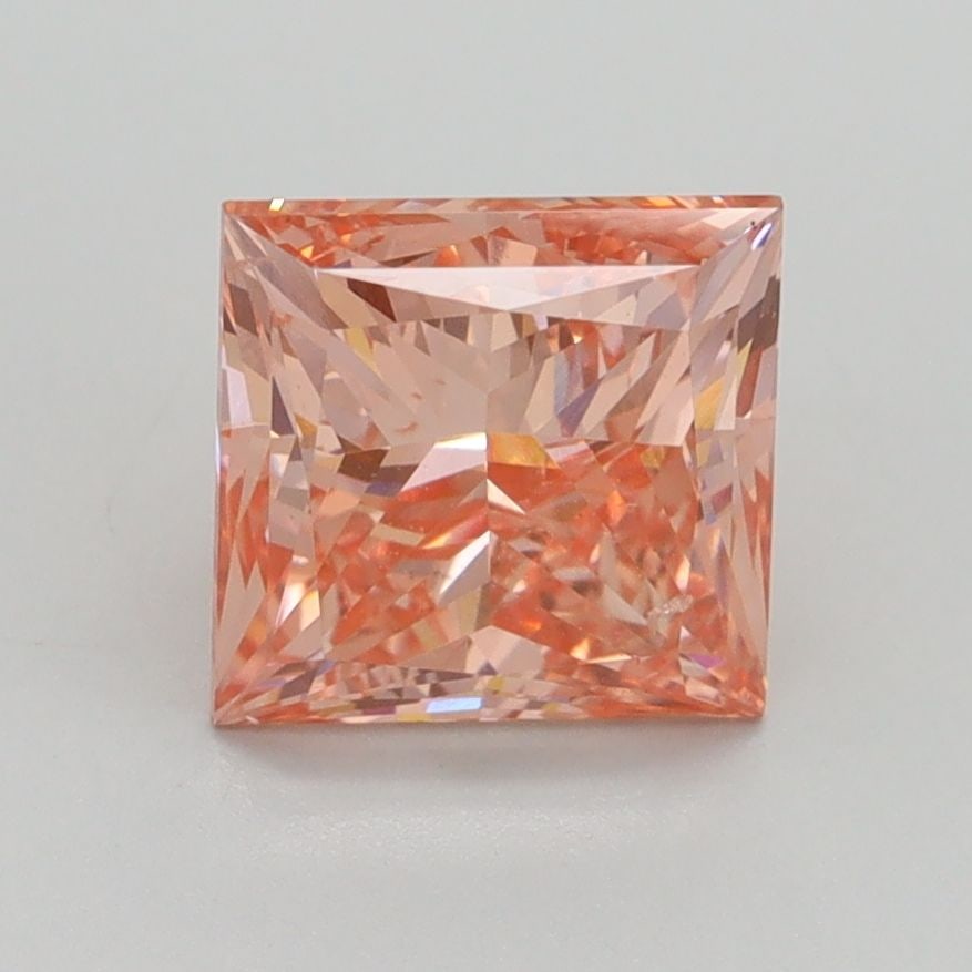 Loose Diamond - PRINCESS 2.0ct Fancy Intense Pink SI1: Loose Diamond - PRINCESS 2.0ct Fancy Intense Pink SI1 Source: This is a real non-mined Diamond that has been grown in a lab Shape: PRINCESS Carats: 2.0 Color: Fancy Intense Pink Certification: IGI Vid