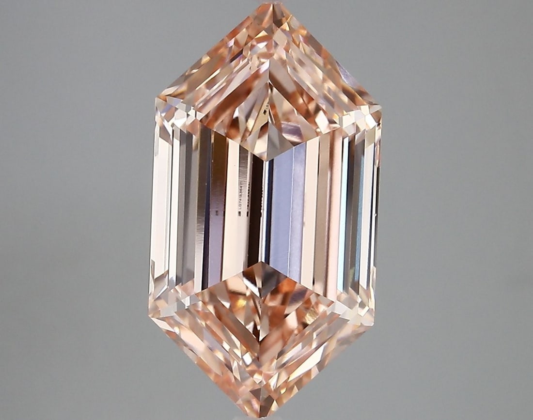 Loose Diamond - HEXAGONAL 4.83ct Fancy Vivid Pink VS1 (1 of 1)