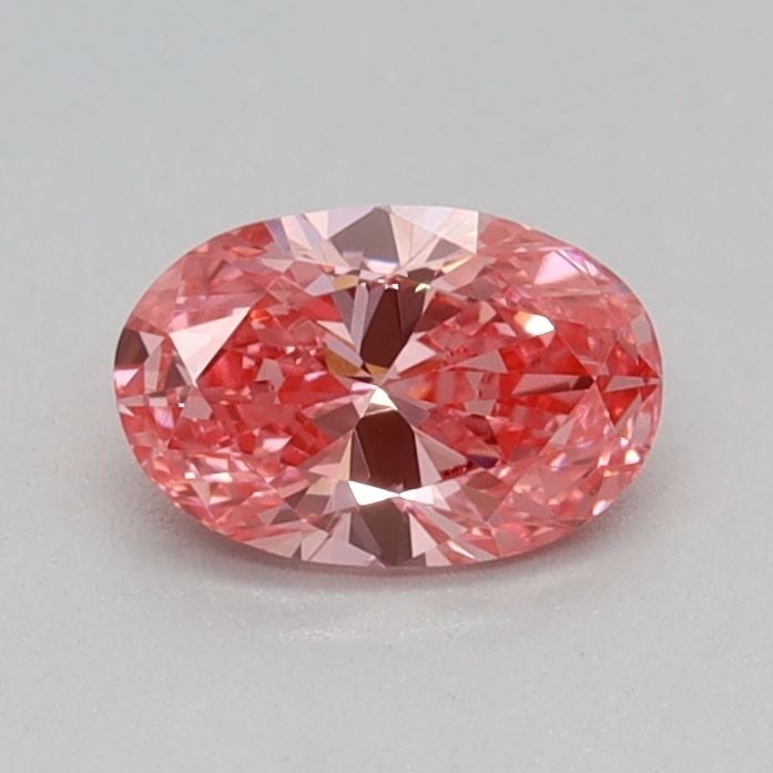 Loose Diamond - OVAL 0.28ct Fancy Vivid Pink VS1: Loose Diamond - OVAL 0.28ct Fancy Vivid Pink VS1 Source: This is a real non-mined Diamond that has been grown in a lab Shape: OVAL Carats: 0.28 Color: Fancy Vivid Pink Certification: IGI Video: