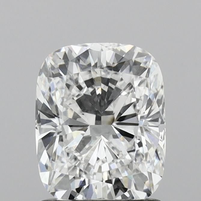 Loose Diamond - CUSHION BRILLIANT 1.44ct E VVS2: Loose Diamond - CUSHION BRILLIANT 1.44ct E VVS2 Source: This is a real non-mined Diamond that has been grown in a lab Shape: CUSHION BRILLIANT Carats: 1.44 Color: E Clarity: VVS2 Certification: IGI Vi
