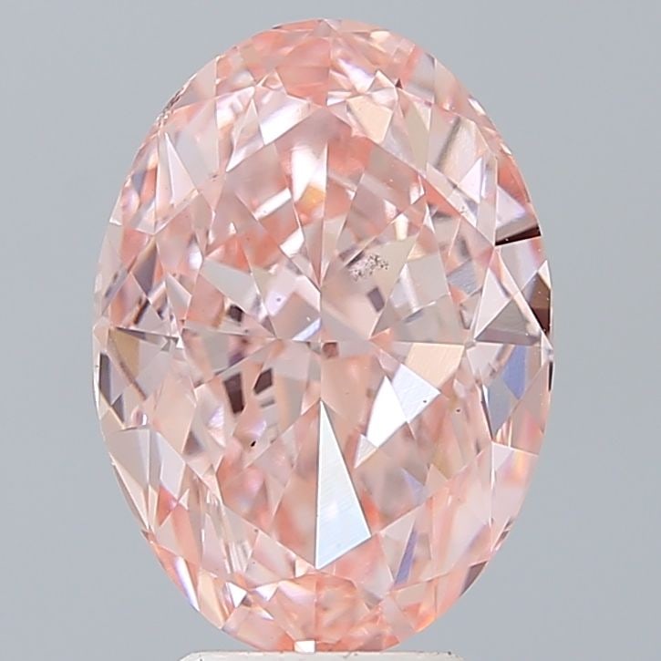 Loose Diamond - OVAL 5.03ct Fancy Vivid Pink VS2: Loose Diamond - OVAL 5.03ct Fancy Vivid Pink VS2 Source: This is a real non-mined Diamond that has been grown in a lab Shape: OVAL Carats: 5.03 Color: Fancy Vivid Pink Certification: IGI Video: