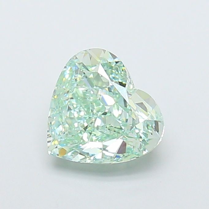 Loose Diamond - HEART 1.93ct Fancy Intense Green VS1: Loose Diamond - HEART 1.93ct Fancy Intense Green VS1 Source: This is a real non-mined Diamond that has been grown in a lab Shape: HEART Carats: 1.93 Color: Fancy Intense Green Certification: IGI Video