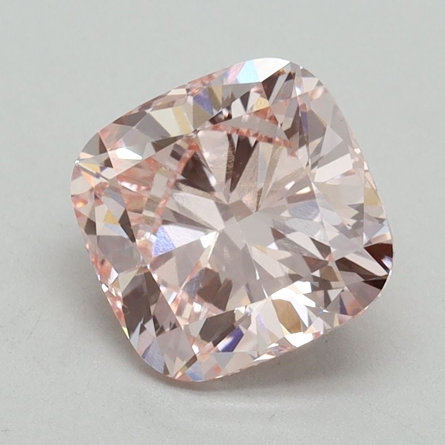 Loose Diamond - CUSHION MODIFIED 2.02ct Fancy Intense Pink VS1: Loose Diamond - CUSHION MODIFIED 2.02ct Fancy Intense Pink VS1 Source: This is a real non-mined Diamond that has been grown in a lab Shape: CUSHION MODIFIED Carats: 2.02 Color: Fancy Intense Pink Cert