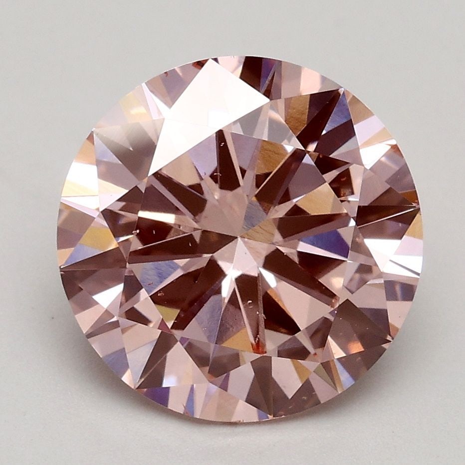 Loose Diamond - ROUND 2.5ct Fancy Intense Pink SI1: Loose Diamond - ROUND 2.5ct Fancy Intense Pink SI1 Source: This is a real non-mined Diamond that has been grown in a lab Shape: ROUND Carats: 2.5 Color: Fancy Intense Pink Certification: IGI Video: