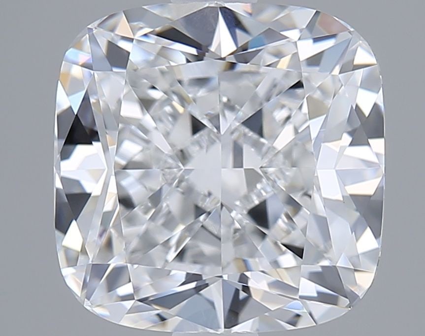 Loose Diamond - CUSHION MODIFIED 2.62ct D VVS2: Loose Diamond - CUSHION MODIFIED 2.62ct D VVS2 Source: This is a real non-mined Diamond that has been grown in a lab Shape: CUSHION MODIFIED Carats: 2.62 Color: D Clarity: VVS2 Certification: IGI Vide